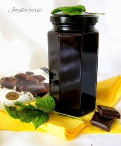 Juoduju serbentu dzemas su sokoladu_psl