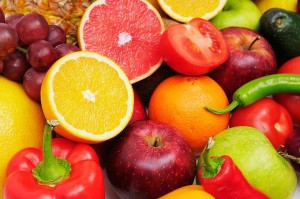 fresh fruits and vegetables