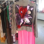 Koliažo principu (kaip puošiu rankines) pamėginau pasipuošti švarkelį. Dėmesio sulaukiau!