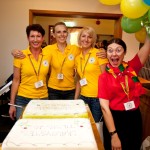 Edita Saaf, Eleonora Jonušiene, Aušra Jasiulevičienė ir Tamsta Mokytoja (Jonė Šeštakauskaitė)