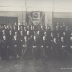 Lietuvos universiteto profesoriai ir dėstytojai. Antroje eilėje centre sėdi J. Jablonskis. Kaunas, 1925 m.