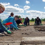 2016 m. archeologinių tyrinėjimų akimirka. Ž. Montvydo nuotr.