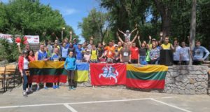 Kijeve trečius metus iš eilės surengtas bėgimas „Penki už Lietuvą“