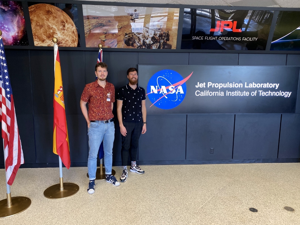 Tomas Narbuntas ir Deividas Čelkys, NASA