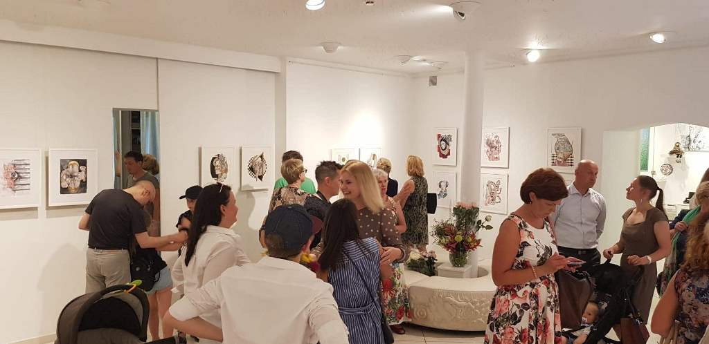 Akimirka iš I. Šimonytės parodos Kaune