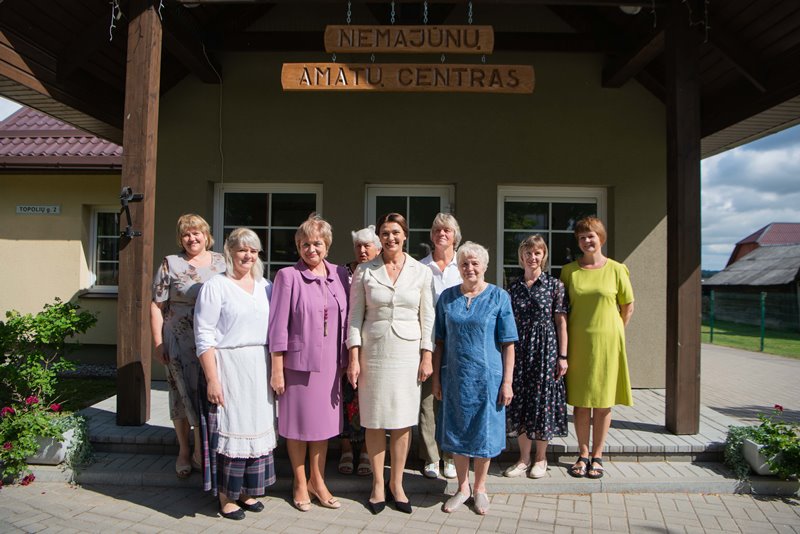 Diana Nausėdienė: „Nemajūnuose realizuojama gerovės valstybės vizija“