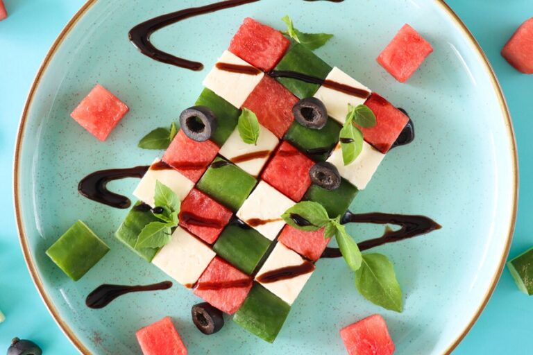 Arbūzų ir fetos salotos