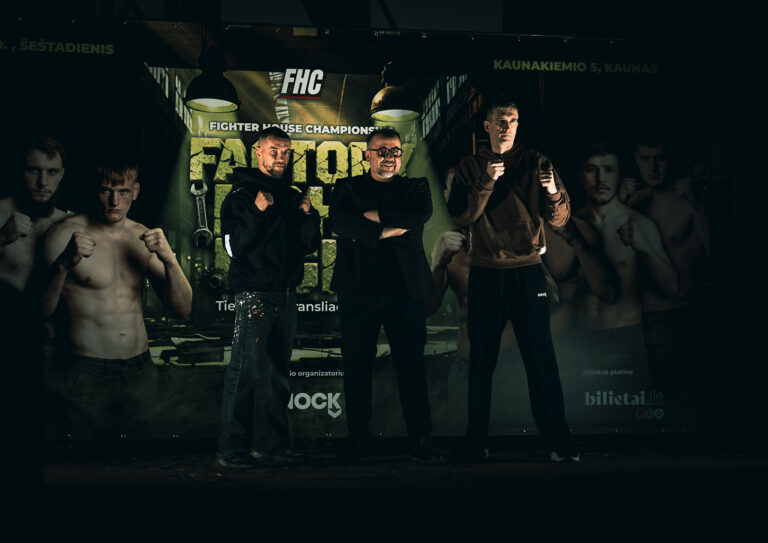 Apleistas „Pergalės“ fabrikas virto kovų arena: „Factory Fight Night“ Kaune – plieno, adrenalino ir šou bei UFC kovotojo triumfas